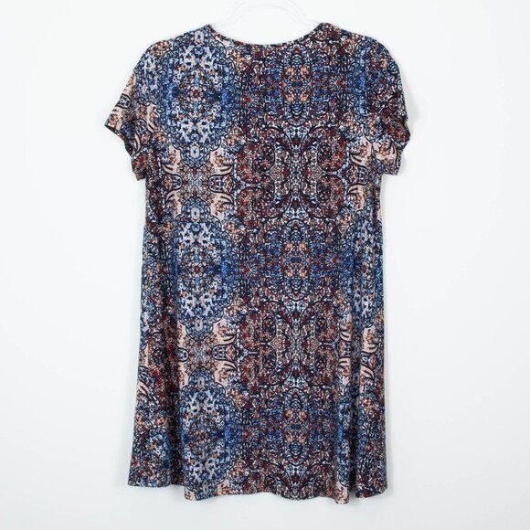 Show Me Your Mumu Print Short Sleeve T-Shirt Dress Womens Size Medium - Picture 4 of 5